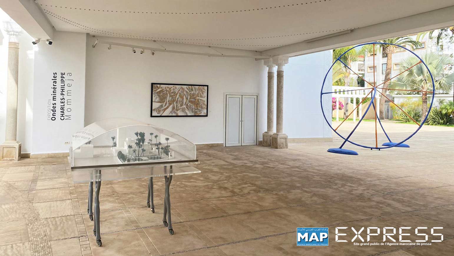 MAP – “Ondes minérales”, l’exposition de Charles Philippe Mommeja s’invite à la Villa des Arts de Rabat